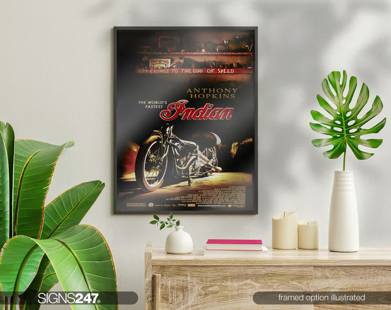 The World's Fastest Indian Poster | Anthony Hopkins | Aaron James
